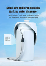 Load image into Gallery viewer, Pet Travel Folding Water Cup Silica Gel Mini Walking Dog Outdoors Large Capacity Pocket For Dog Go Out Pet Supplies Accessories
