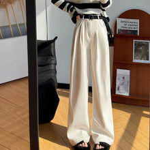 Load image into Gallery viewer, Women's Pants Autumn Winter Corduroy High Waist Wide Leg Pants for Women Casual Trousers Female Straight Pants Women Clothes New
