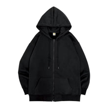 Load image into Gallery viewer, High Street Hoodie Men Retro Zip Up Long Sleeve Loose Jacket Coats Harajuku Casual Gothic Hooded Sweatshirt Y2K Streetwear

