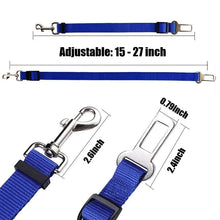 Load image into Gallery viewer, Pet Dog Car Adjustable Safety Belt Harness Safe Lever Traction Collar Car Magic Clip Seat Belt Pet Supplie Auto Accessories
