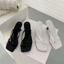 Load image into Gallery viewer, Sexy High Heels Slippers Women's Elegant Shoes Fashion Heeled Sandals for Woman Clip Toe Luxury Slippers Party Female Slides
