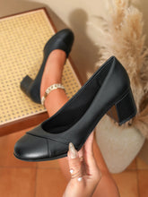 Load image into Gallery viewer, Women Mid Heel Slingback Pumps
