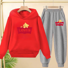 Load image into Gallery viewer, Kids Hooded Sportswear Set
