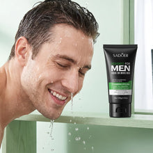 Load image into Gallery viewer, Men Glacier Mud Salicylic Acid Cleanser Long Oil Control Deep Purify Pores Wash Daily Grime Soft Coarse Skin Facial Cleanser
