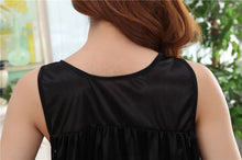 Load image into Gallery viewer, Embroidery Transparent Slip Sleepwear for Sleeping Big Size Night Dress Sexy Lingerie Nightgown Women Home Clothing
