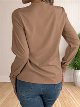 Load image into Gallery viewer, Elegant Layered V-Neck Office Blouse

