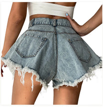 Load image into Gallery viewer, Women Denim Shorts Jeans Summer Beach Clothing Feminino Wide Leg Loose Short Femme Pantalones Cortos Ropa Mujer Fashion Clothes
