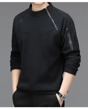 Load image into Gallery viewer, Men's Sweatshirs Spring Fall Long-sleeved T-shirt Top Loose Trend Round Neck Bottoming Shirt Lightweight Casual Sports
