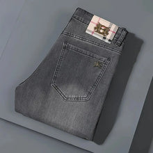 Load image into Gallery viewer, Slim Light Wash Denim Jeans
