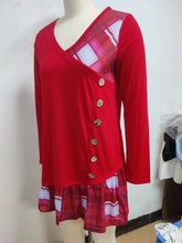 Load image into Gallery viewer, Elegant Button Detail Loose Dress

