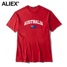 Load image into Gallery viewer, Australia Flag Cotton Graphic Tee
