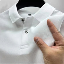 Load image into Gallery viewer, 2025 Hot Sale Men's Summer Casual Breathable Comfortable Polo Shirt Men's Solid Color High Quality Short Sleeve T-Shirt ﻿
