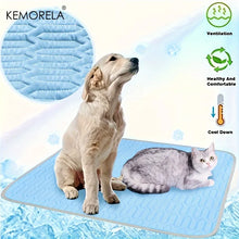 Load image into Gallery viewer, 2025 Upgraded Ice-Cool Summer Pet Cooling Mat and Bed Sweat-Absorbent Fabric Available in 4 Sizes for Small Medium and Large Pet
