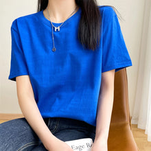 Load image into Gallery viewer, Loose Cotton Summer Tee Women
