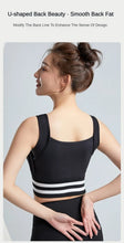 Load image into Gallery viewer, Sports Bras Zip Front For Women With Full Coverage Removable Padded Shockproof Yoga Underwear Workout Bra Running Fitness Vest
