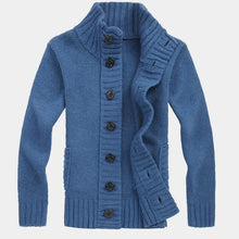 Load image into Gallery viewer, Buttoned Stand Collar Cardigan
