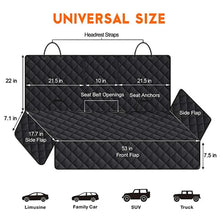 Load image into Gallery viewer, Dog Car Seat Cover Pet Travel Carrier Mattress Waterproof Dog Car Seat Protector With Middle Seat Armrest For Dogs
