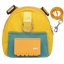 Load image into Gallery viewer, Waterproof Pet Backpack For Dogs Puppy Bag With Harness Collar Outdoor Travel Dog Snacks Backpack French Bulldog Dog Accessories
