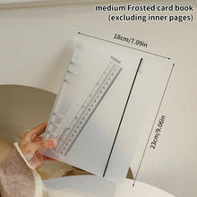 Load image into Gallery viewer, Nail Art Piece Storage Book Large Capacity Exhibition Photo Album Card Clip Display Board DIY Simple Album Storage Book
