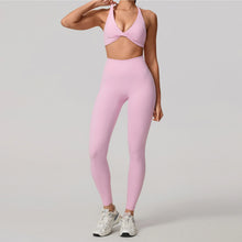 Load image into Gallery viewer, Summer 2PCS Yoga Suit Sports Set Women Quick-Dry Gym Set Women Tracksuit Running Workout Long Sleeve Sports Shirt Yoga Clothing
