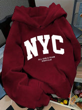 Load image into Gallery viewer, New York Team Navy Blue Zip Hoodie (Fall/Winter)

