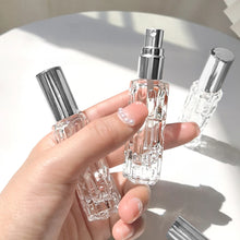 Load image into Gallery viewer, 1pc-10ml glass perfume spray bottle Aluminum spray head perfume dispenser bottle press empty bottle
