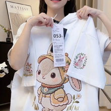 Load image into Gallery viewer, Women T-Shirts Loose Streetwear Unisex Fun Dog Printing Short Sleeve Cotton Girl Tees Female Top Summer 2026
