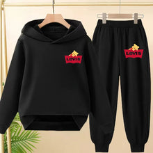 Load image into Gallery viewer, Kids Hooded Sportswear Set
