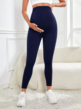 Load image into Gallery viewer, Maternity Leggings Over TheBelly Buttery Soft Pregnancy Workout Pants High Waisted Maternity Activewear for Women
