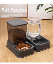 Load image into Gallery viewer, 1.2L/1.5L Pet Automatic Feeder Plastic Large Capacity Cat Dog Water Dispenser Feeder Set 3 Colors 2 Styles
