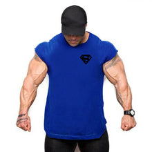 Load image into Gallery viewer, Mens Tank Tops Shirt Gym Tank Top Fitness Clothing Vest Sleeveless Cotton Man Canotte Bodybuilding Ropa Hombre Man Clothes Wear
