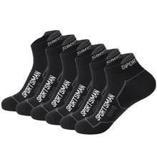 Load image into Gallery viewer, Men’s Cotton Mesh Ankle Sports Socks – 6 Pairs

