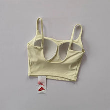 Load image into Gallery viewer, Small Sling Vest Integrated Fixed Gathering Sports Underwear Women's Bra Beauty Back Training Fitness Bra Summer Clothing
