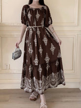 Load image into Gallery viewer, Women's Summer Dresses Casual Short Sleeve Crewneck Dress
