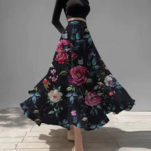Load image into Gallery viewer, Women's Skirts Niche Specialty Fancy Skirts Versatile Bot Large Swings Fashionable Floral Skirts
