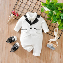 Load image into Gallery viewer, Baby Gentleman Long Sleeve Jumpsuit
