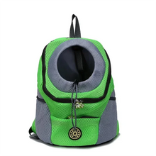 Load image into Gallery viewer, New Dog Pet Backpack Carrier Travel Bag Front Pack Breathable Adjustable with Safety Reflective Strips for Hiking Outdoor Cats
