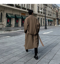 Load image into Gallery viewer, Korean Inspired Long Windbreaker
