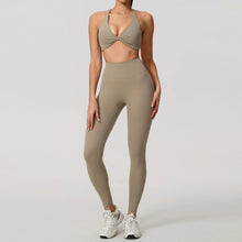 Load image into Gallery viewer, Summer 2PCS Yoga Suit Sports Set Women Quick-Dry Gym Set Women Tracksuit Running Workout Long Sleeve Sports Shirt Yoga Clothing
