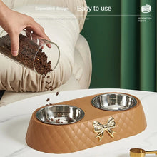 Load image into Gallery viewer, Bow-Tie Base Light Luxury Bowl
