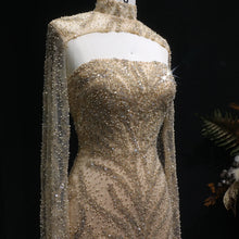 Load image into Gallery viewer, Sharon Said 2026 Luxury Evening Party Gowns Women' s Wedding Prom Dresses with Flowing Sleeves Elegant Mermaid SS663 Customized
