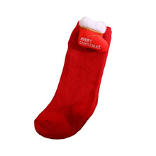 Load image into Gallery viewer, Festive Toddler Reindeer Winter Socks

