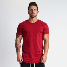 Load image into Gallery viewer, Men's Muscle Sports T-Shirts Fashion Tees Tops Short Sleeve Athletic Workout Gym Clohting Slim Fit T Shirts for Men
