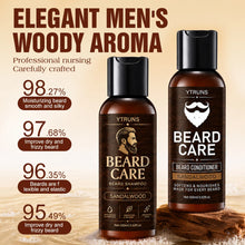 Load image into Gallery viewer, Men's Beard Oil Set, Moisturizing Beard Care Serum for Softening Dry Rough Hair, Enhancing Shine and Smooth Groomed Look

