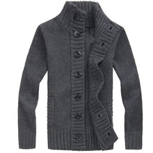 Load image into Gallery viewer, Buttoned Stand Collar Cardigan
