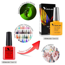 Load image into Gallery viewer, Venalisa VIP4 Nail Gel Polish HEMA/TPO FREE Full Coverage Beautiful Semi Permanent Soak Off UV LED Gel Nail Polish Gel Lacquer

