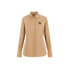 Load image into Gallery viewer, Embroidered Shirt Skirt Office Set
