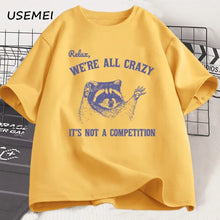 Load image into Gallery viewer, Relax Crazy Graphic Tee Men
