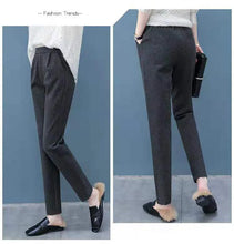 Load image into Gallery viewer, High Waist Woolen Harem Pants
