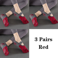 Load image into Gallery viewer, Grip Toe Yoga Socks Set
